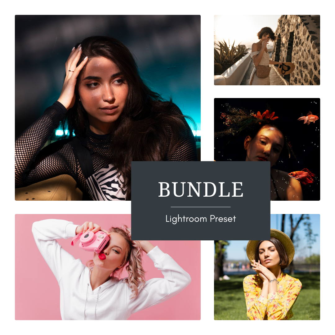 Rosyfilm + Sunkissed + Nightbloom + Prismfade + Creamtone — Presets Bundle