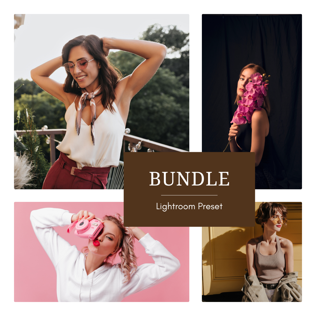 Creamtone + Rosyfilm + Sunkissed + Nightbloom — Presets Bundle
